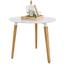 Esstisch Scandi Ø 80 cm Weiß - Braun/Weiß, MODERN, Holz/Holzwerkstoff (80/74cm) - Ombra Esstisch Scandi Ø 80 cm Weiß - Braun/Weiß, MODERN, Holz/Holzwerkstoff (80/74cm) - Ombra