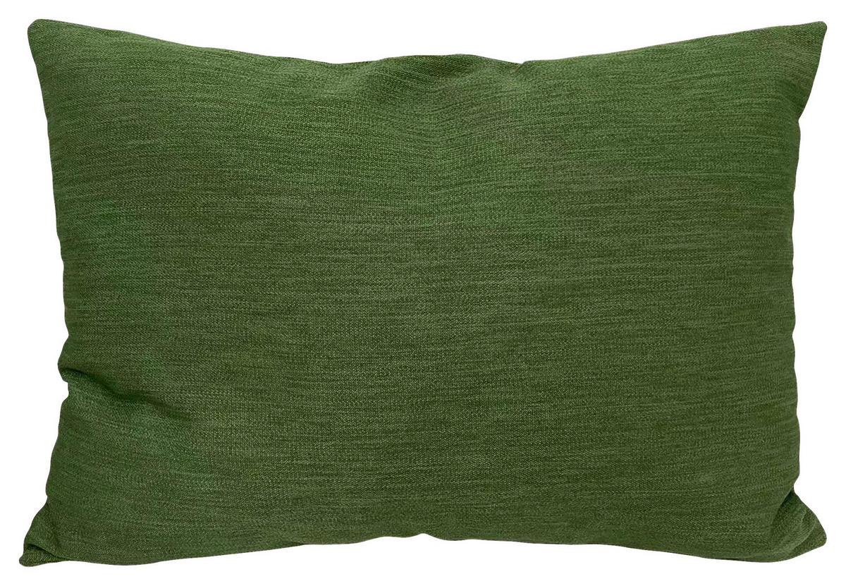 Zierkissen Carmina II 50x70 cm Polyester Dunkegrün mit Zipp - Dunkelgrün, ROMANTIK / LANDHAUS, Textil (50/70cm) - James Wood