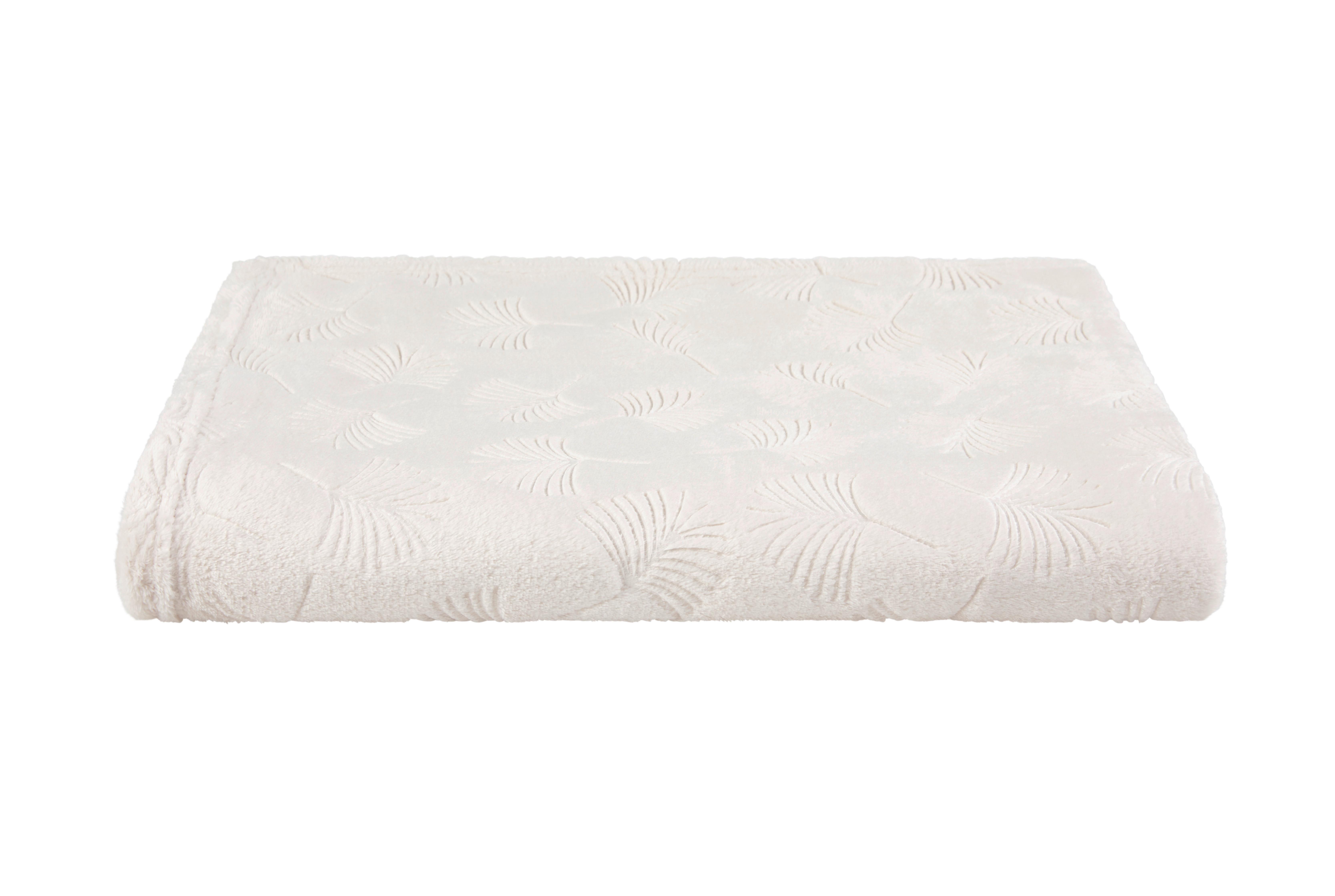 Kuscheldecke Charlotte Beige 150x200 cm Muster - Beige, MODERN, Textil (150/200cm) - Luca Bessoni