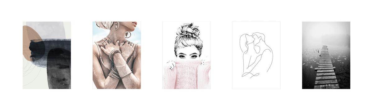 PLAKÁT VINCENT - vícebarevná, papír (50/70cm) - Modern Living