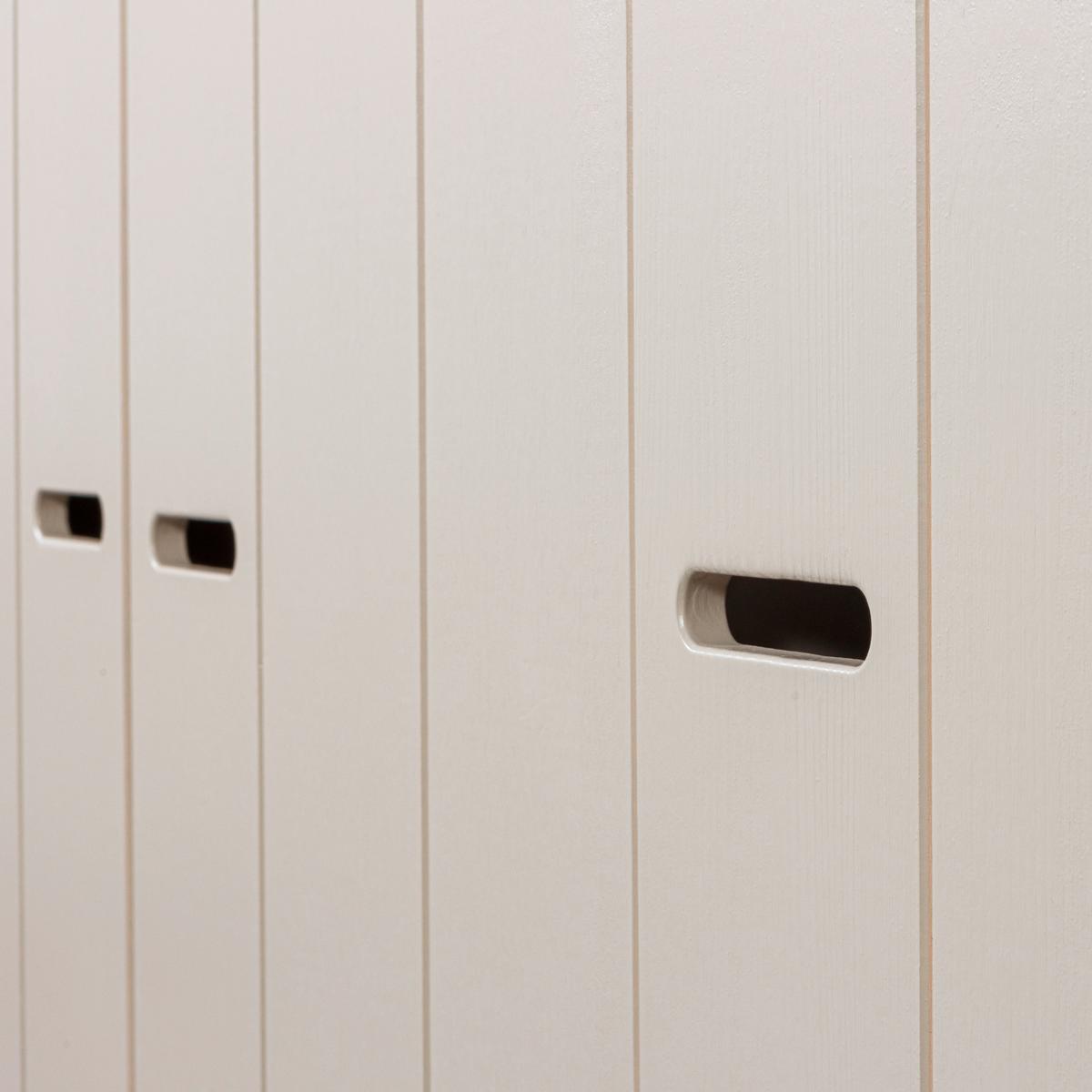 Drehtürenschrank Connect, Hellgrau B: 140 Cm - Hellgrau, Design, Holz (140/195/53cm) - Livetastic