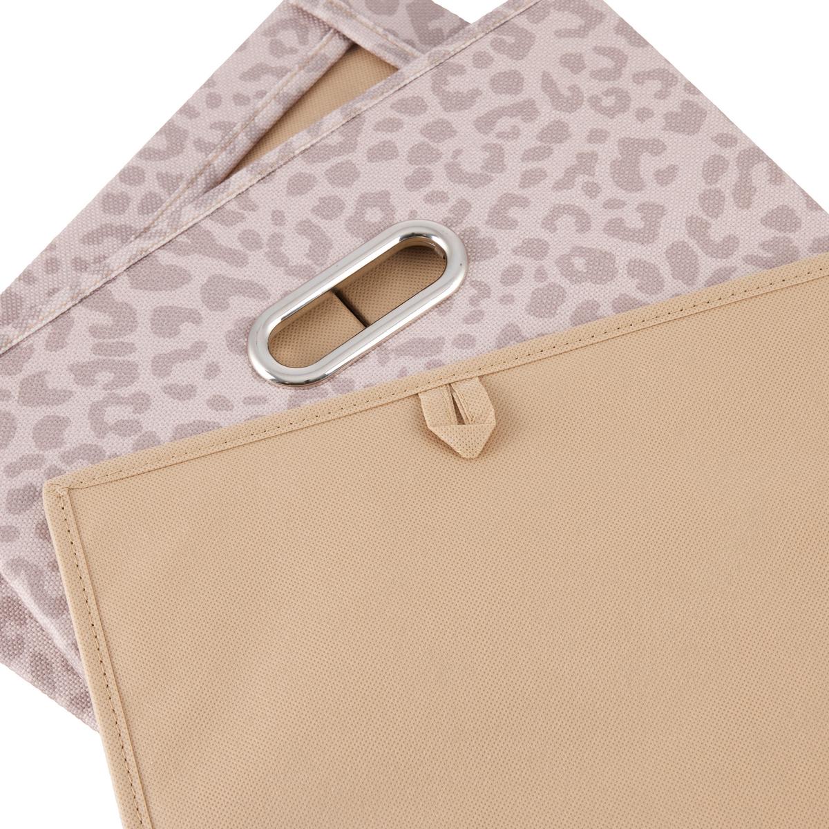 Skladací box ETHICAL CASHMERE - krémová, Romantik / Landhaus, kartón/kov (33/32/33cm) - Mömax