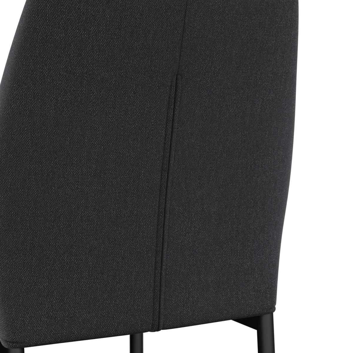 Židle Cori CORI - černá/tmavě šedá, Moderní, kov/dřevo (45/87/57cm) - Bessagi Home