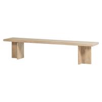 SITZBANK Ato Naturfarben B: 220cm - Naturfarben, MODERN, Holz (220/47/45cm) - Livetastic