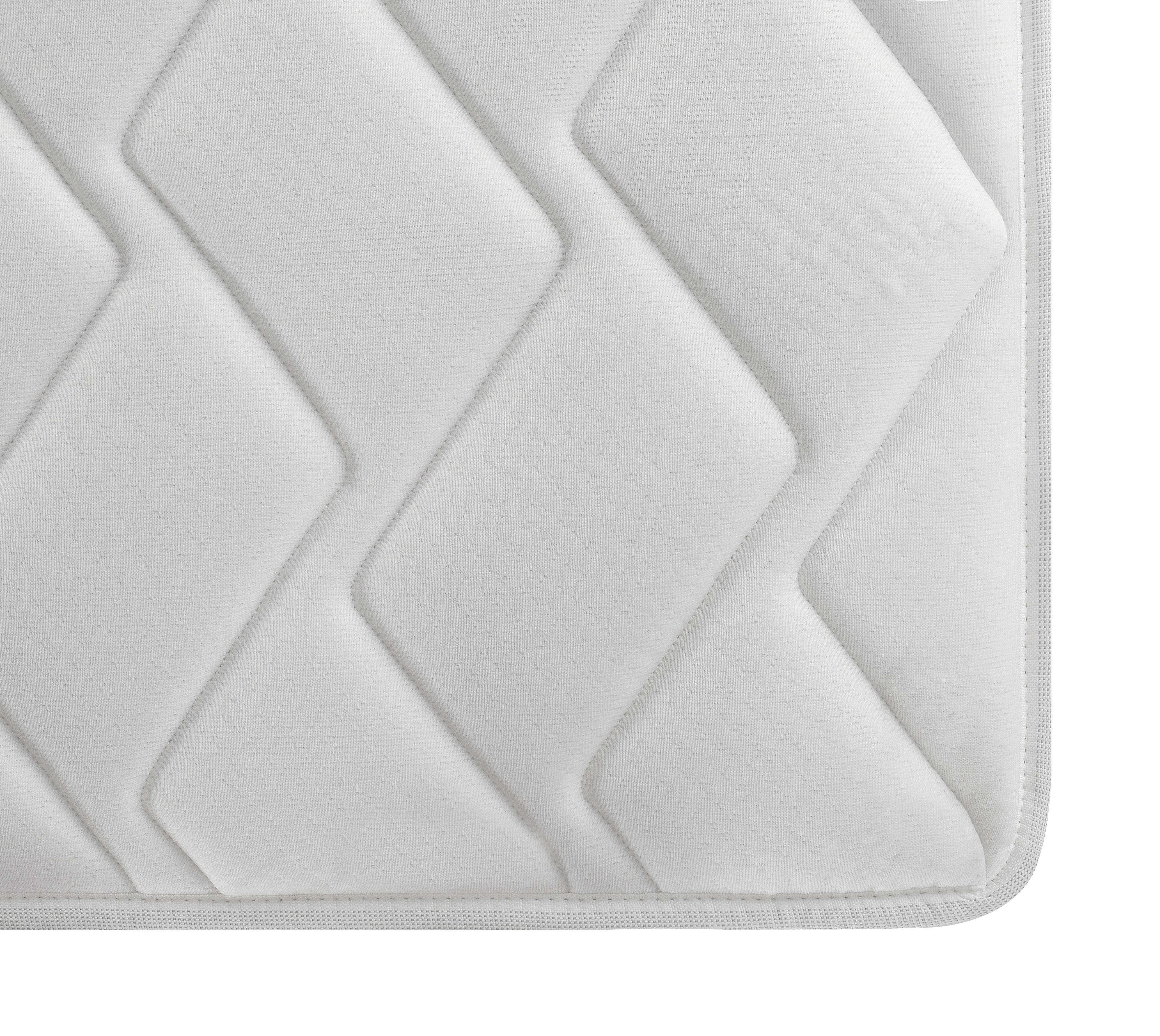 Kaltschaummatratze Air Deluxe 3 D 19 - Weiß, Basics, Textil (90/200cm) - MID.YOU