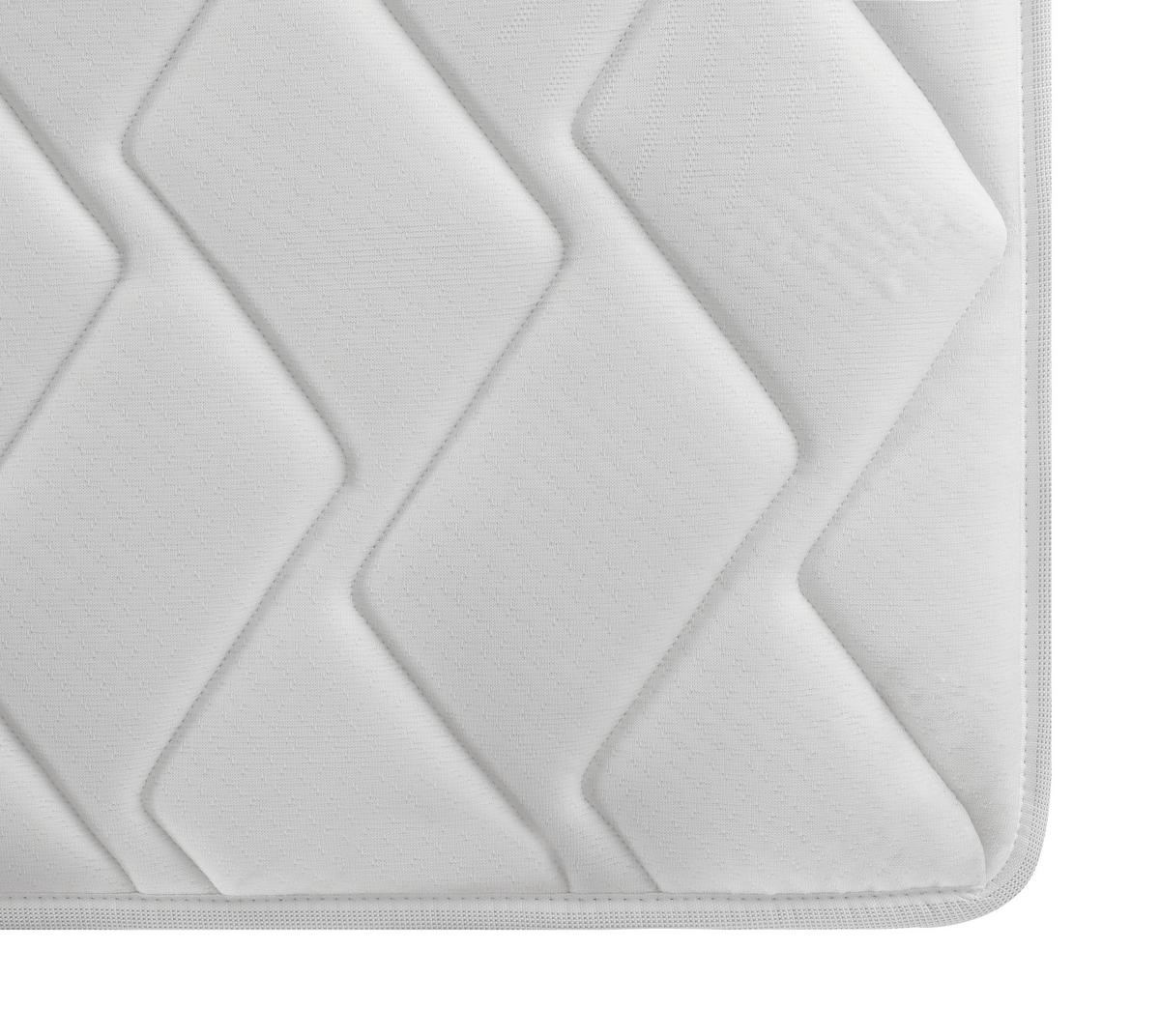Kaltschaummatratze Air Deluxe 80x200 cm H2/H3 H: 19 cm - Weiß, Basics, Textil (80/200cm) - MID.YOU