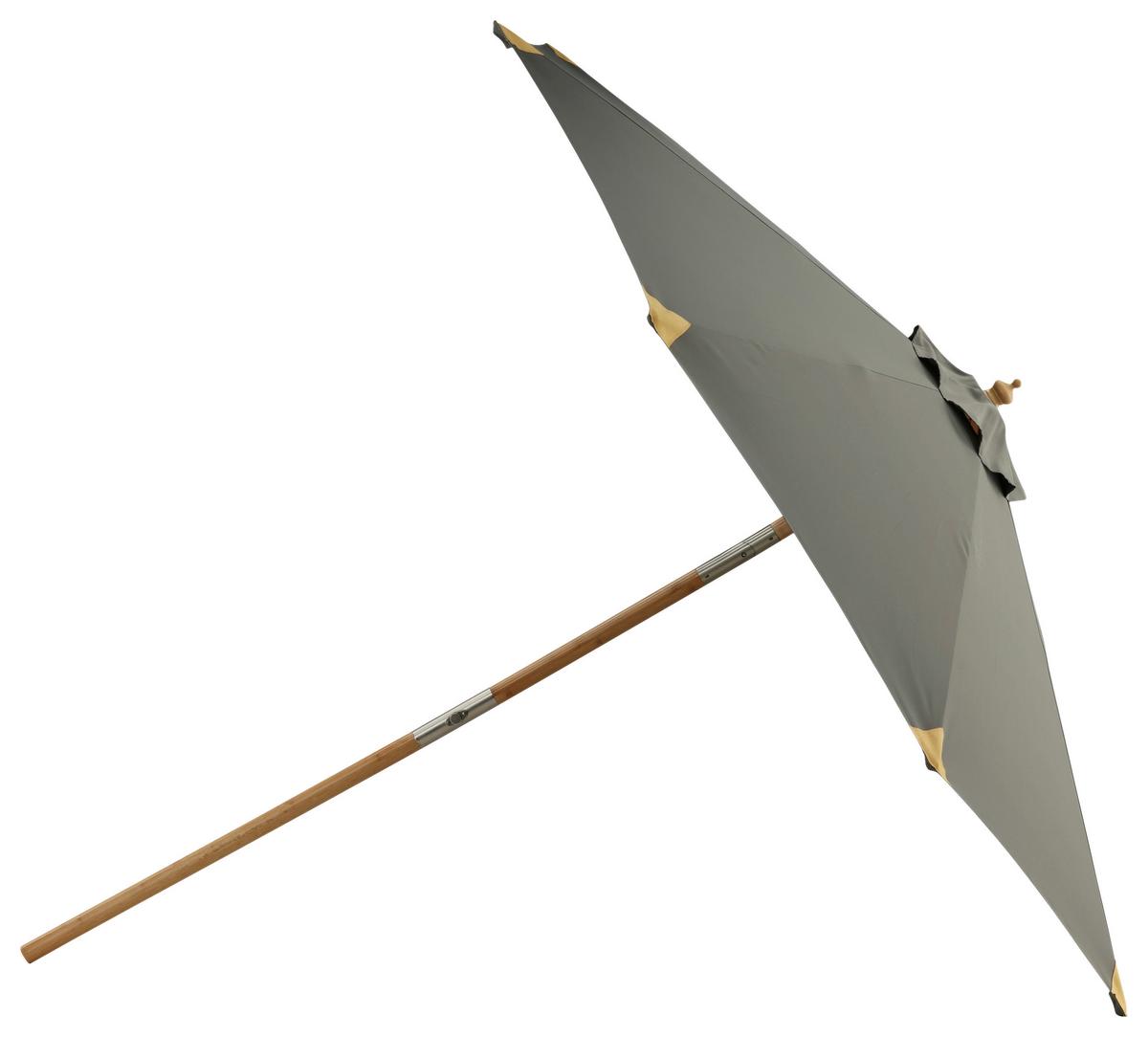 Sonnenschirm Cerox L/B: 270x250 cm Grau - Grau, KONVENTIONELL (270/250cm) - Gardenson