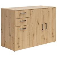 Komód Cabinet - Artisan tölgy, Modern, faalapú anyag (120/83/52cm)