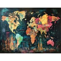 Multimediabild Lilly - Multicolor, KONVENTIONELL, Holzwerkstoff/Textil (60/80cm) - James Wood