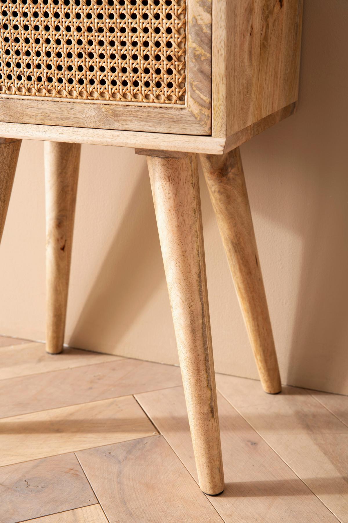 Nachtkästchen Naturfarben, B: 40 Cm - Naturfarben/Braun, LIFESTYLE, Holz (40/60/30cm) - MID.YOU