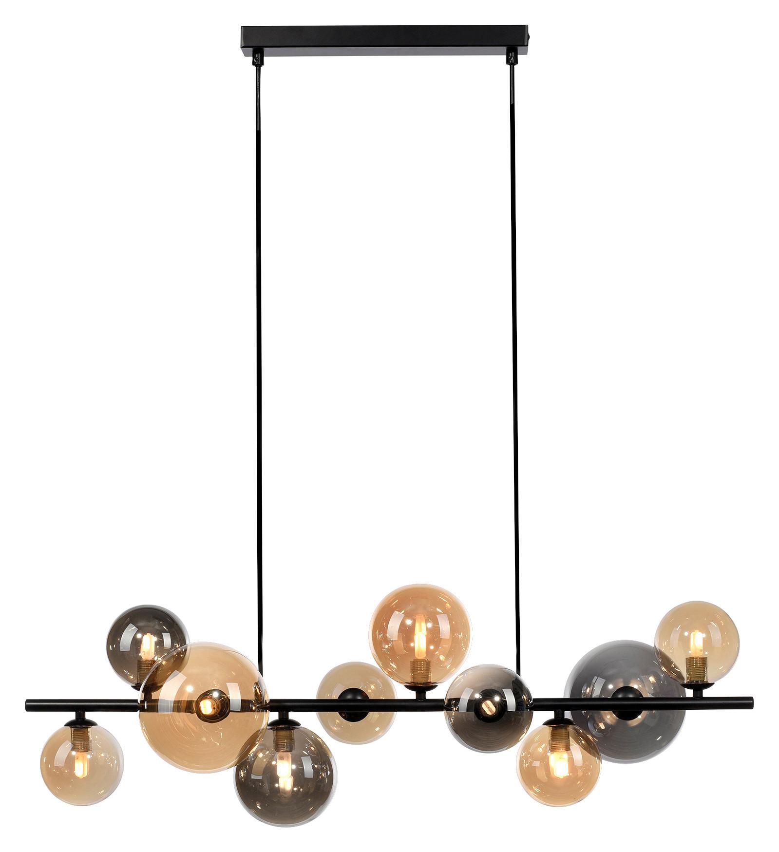 Hängeleuchte Popsicle H: 120 cm 10-Flammig - Basics, Kunststoff/Metall (86/15/120cm)