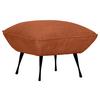 Hocker Lorris - Rostfarben/Schwarz, KONVENTIONELL, Textil (60/49/53cm) - MID.YOU