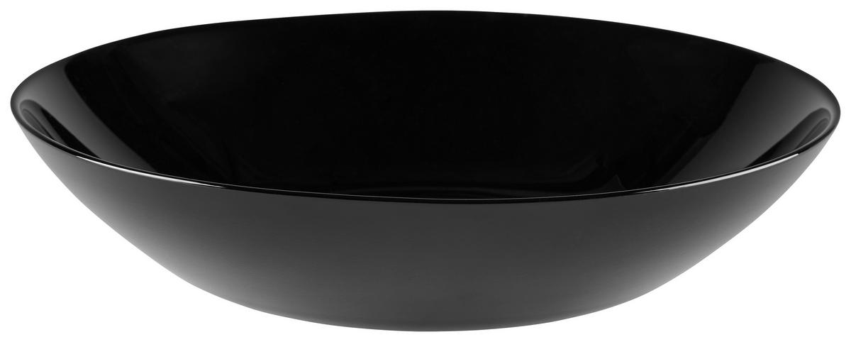 Suppenteller Olivia - Schwarz, Basics, Glas (20cm) - Ondega