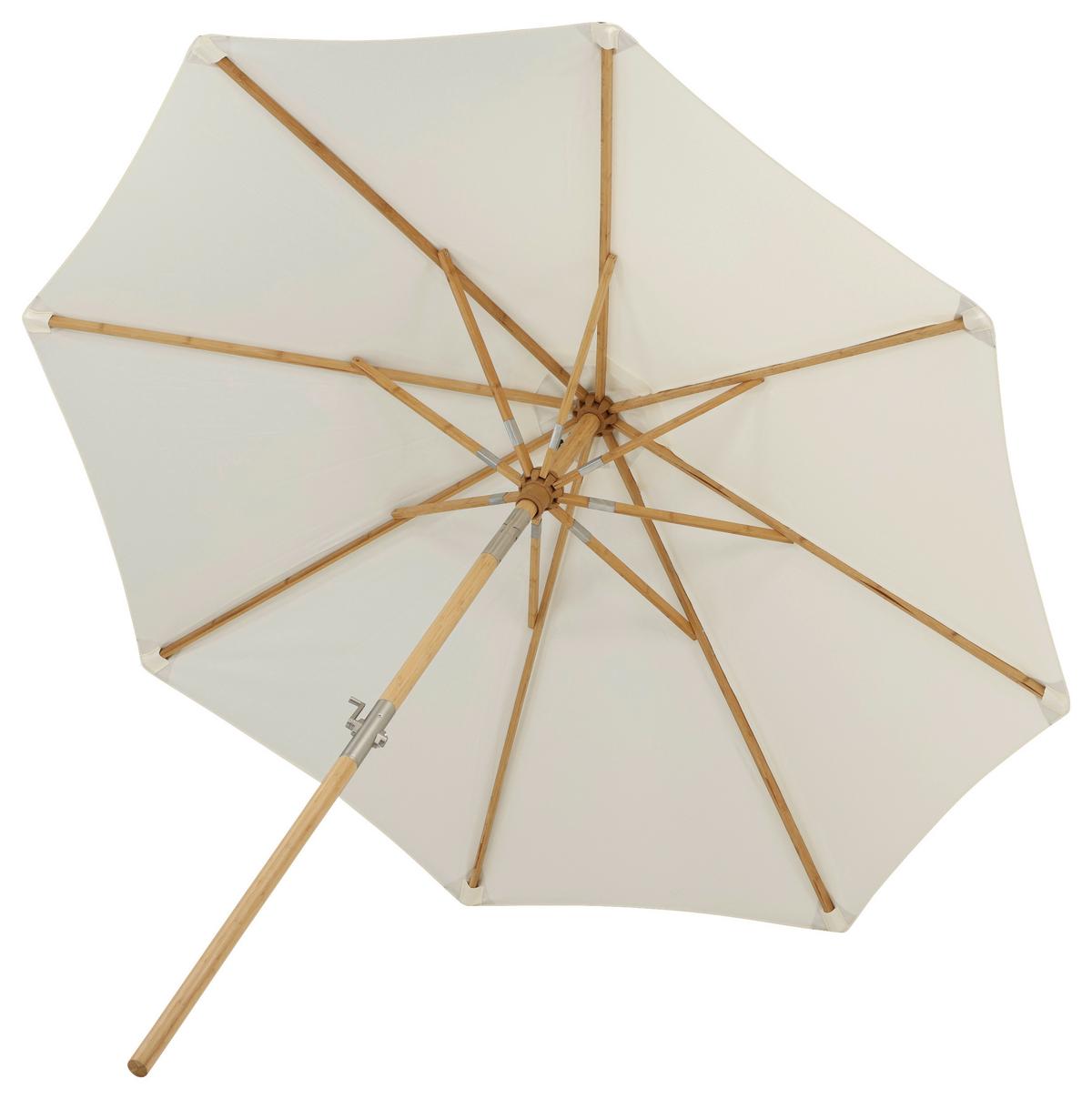 Sonnenschirm L/b: 270x250 Cm Weiß - Weiß, KONVENTIONELL (270/250cm) - Gardenson