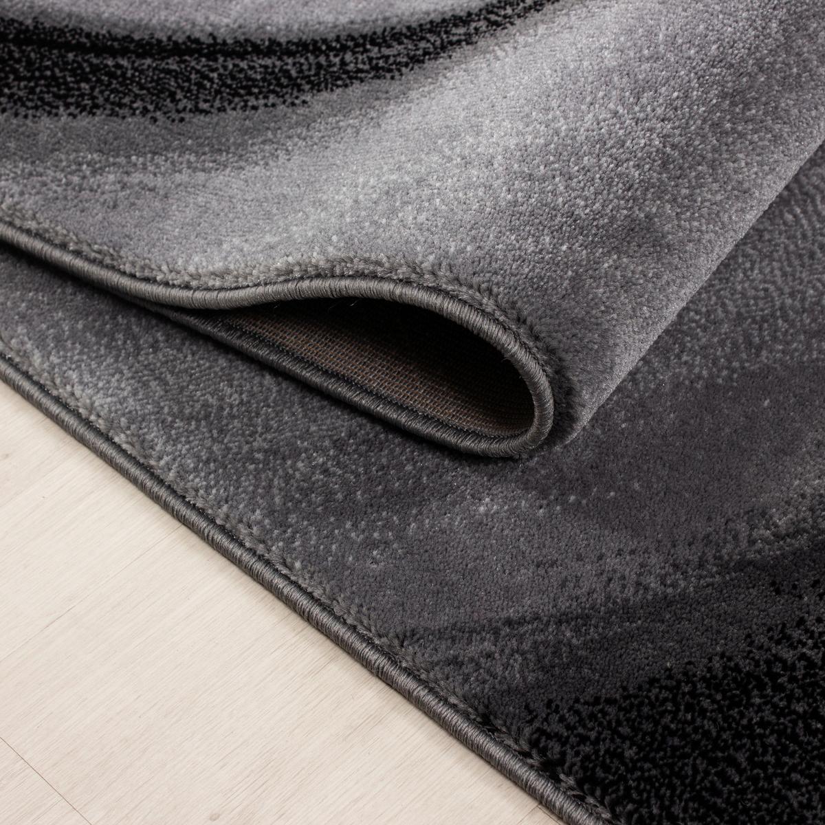 Webteppich Schwarz Naturfaser Miami 120x170 Cm - Schwarz, Trend, Textil (120/170cm)