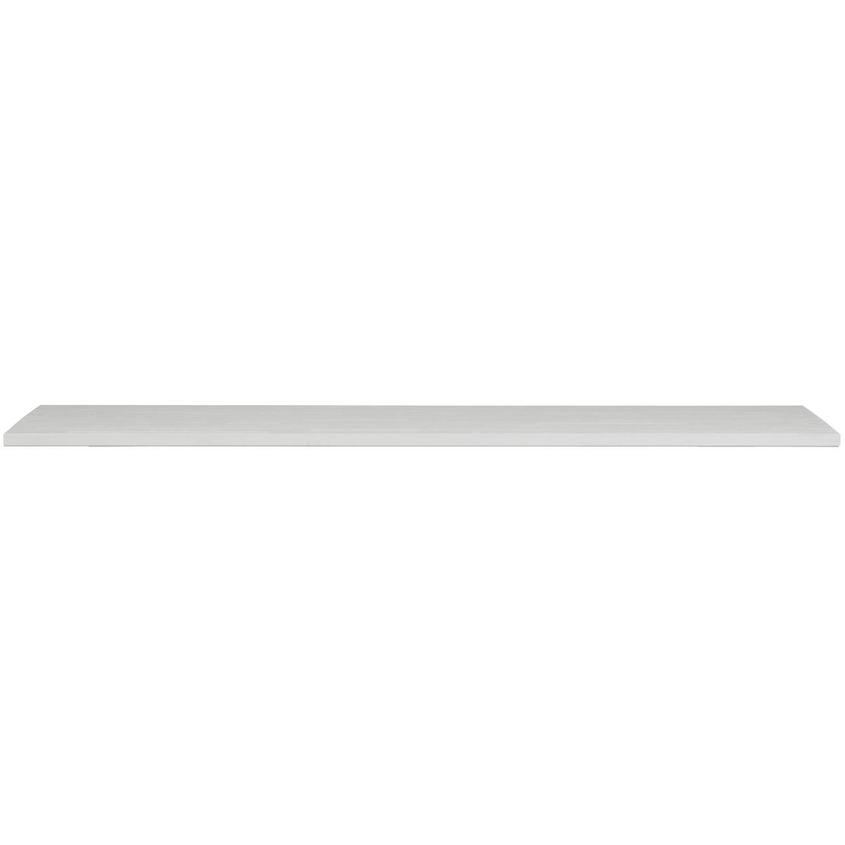 Tischplatte Panel Weiß B: 220cm - Weiß, MODERN, Holz (220/80/3cm) - Livetastic