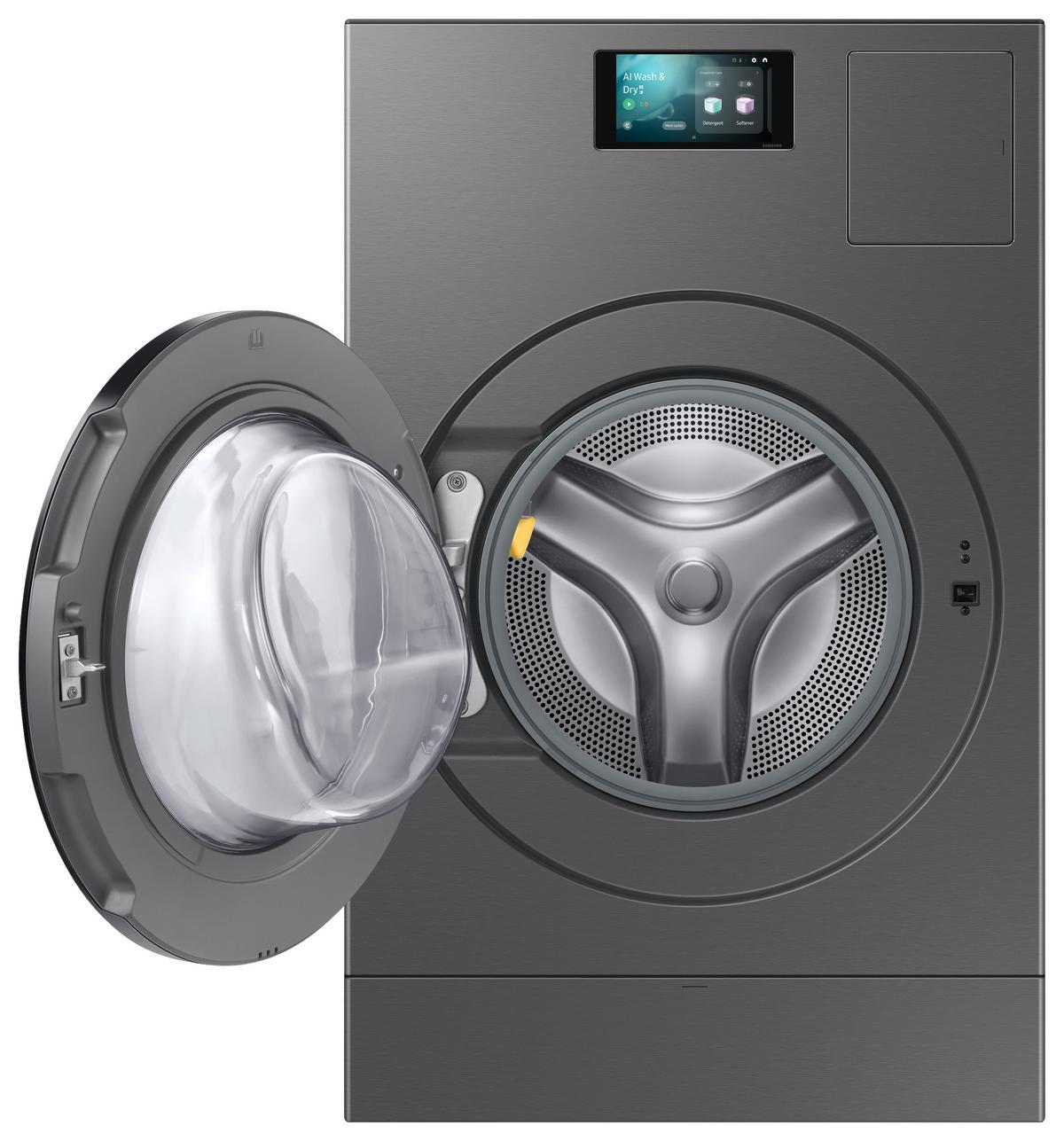 Waschtrockner Wd18db8995bzt2 Eekl: A, Füllmenge Ca. 11 Kg - Anthrazit, Basics, Glas/Kunststoff (60/85/65cm) - Samsung