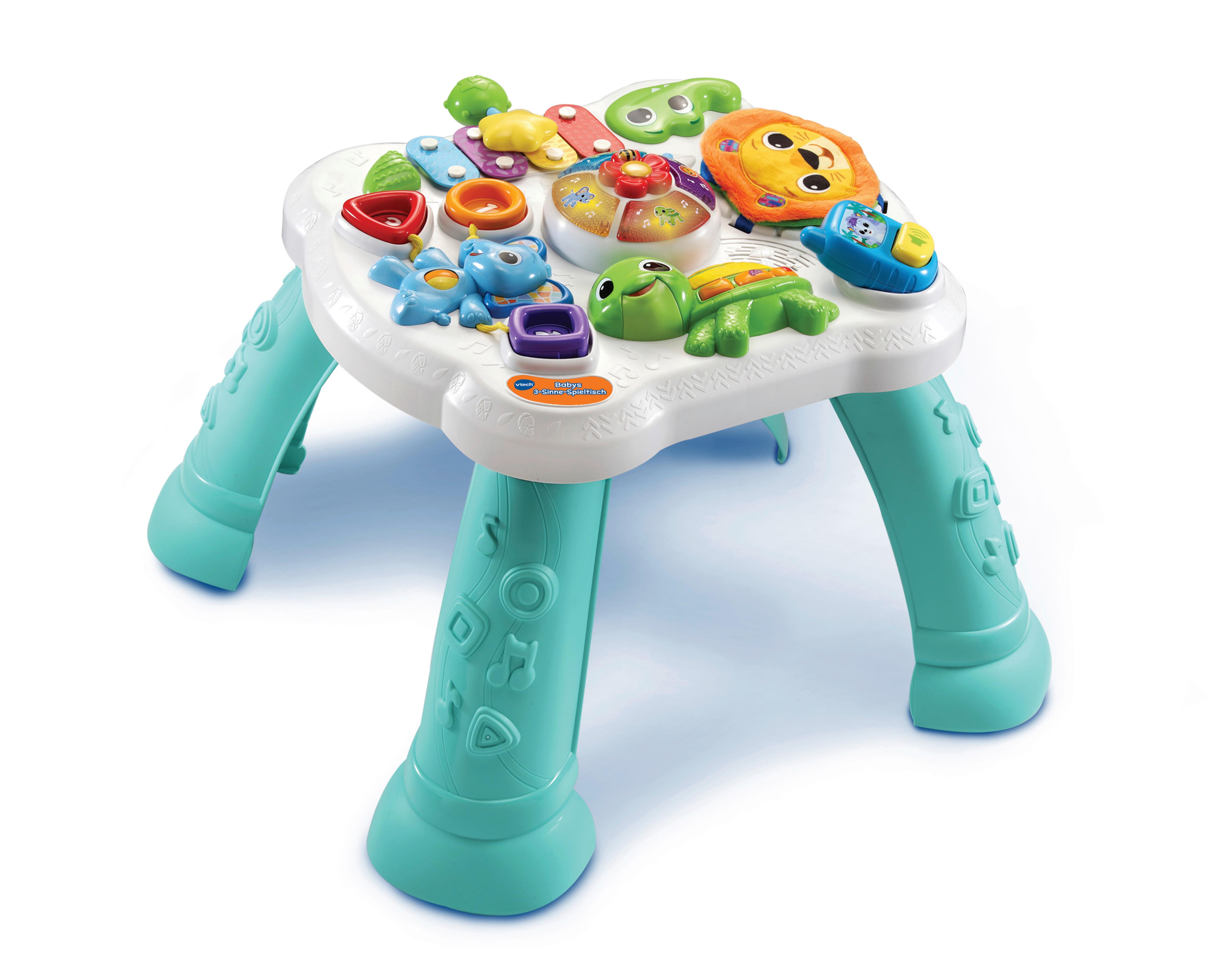 Lernspiel Babys 3-Sinne-Spieltisch Multi - Multicolor, Basics, Kunststoff (55/40,6/12,6cm) - Vtech
