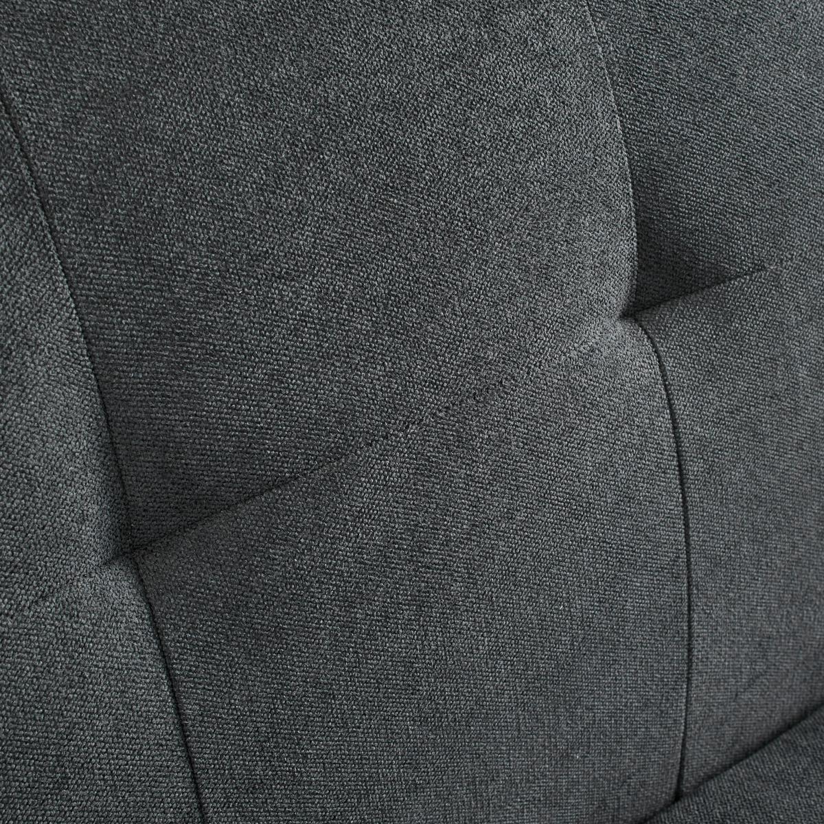 Sedací souprava TAMARA tmavěšedá - tmavě šedá/přírodní barvy, Moderní, dřevo/textil (198/83/143cm) - Bessagi Home