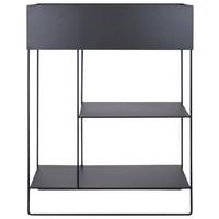 obal na květináč COSY - černá, Moderní, kov (60/80/25cm) - Mömax