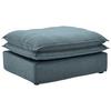 Hocker Aurora - Blau/Schwarz, Trend, Textil (90/46/105cm) - Livetastic