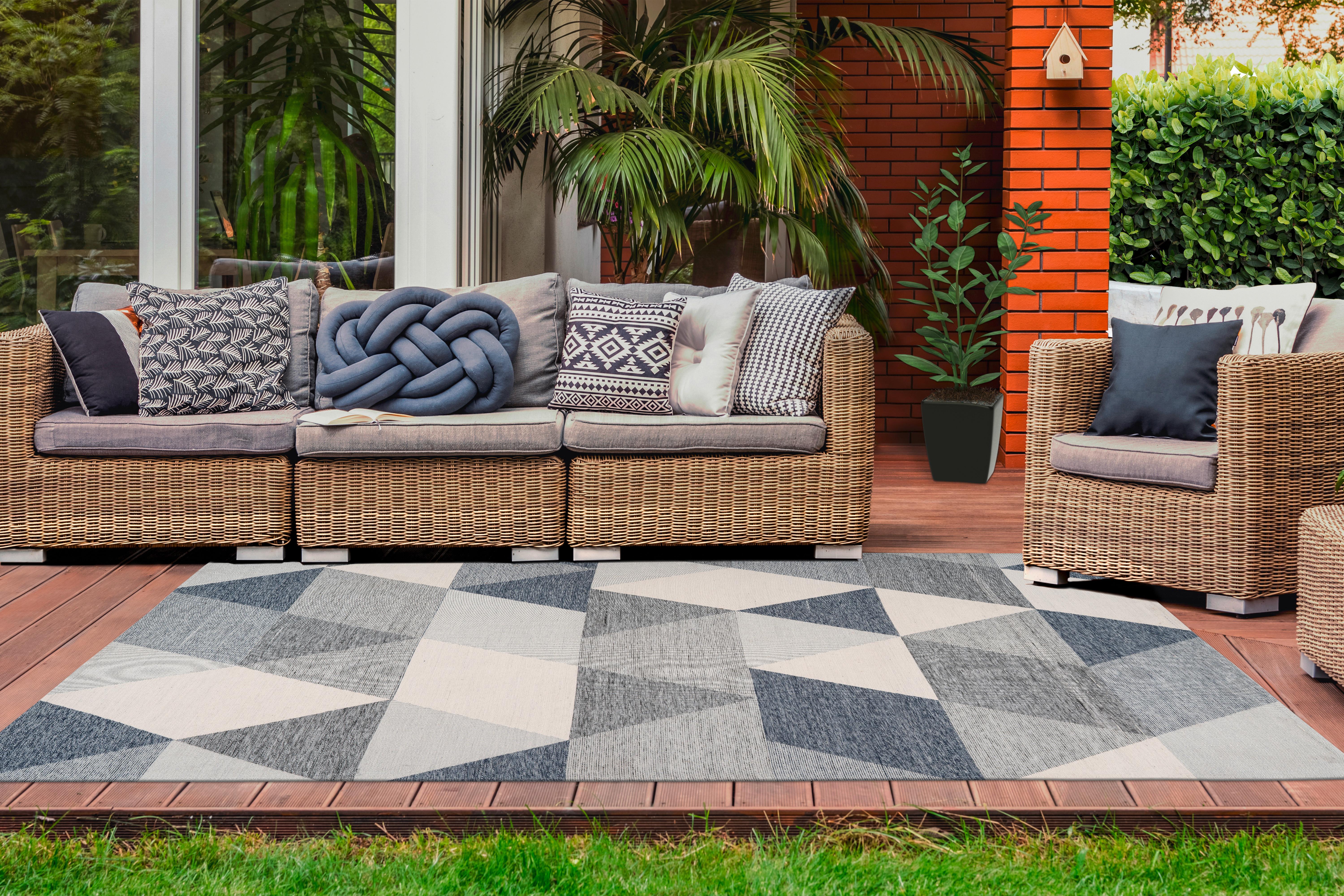 Webteppich Creme/grau Yoga 200x290 Cm - Creme/Grau, Design, Textil (200/290cm) - Kayoom