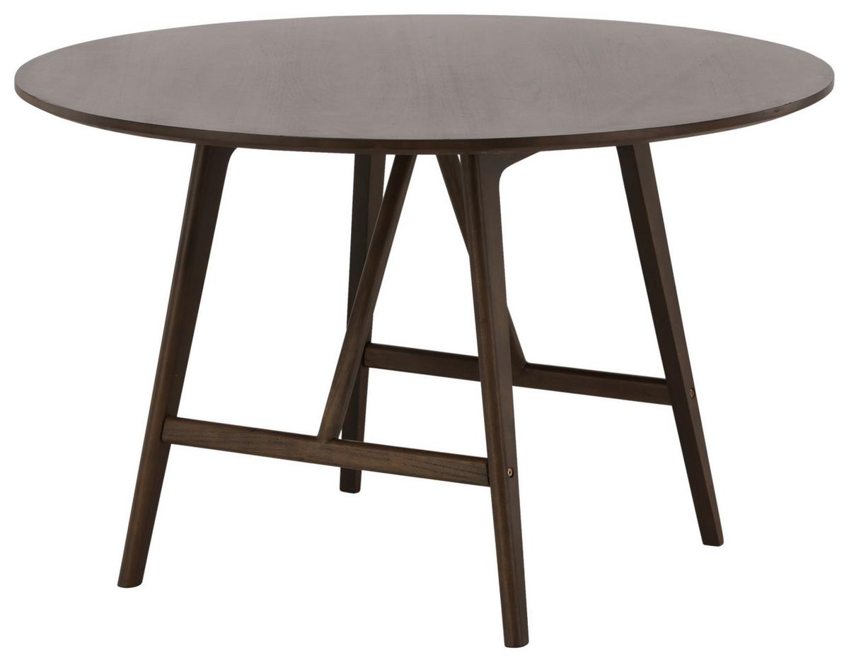 Esstisch Kaseidon - Dunkelbraun, Design, Holz/Holzwerkstoff (100/100/75cm) - Livetastic