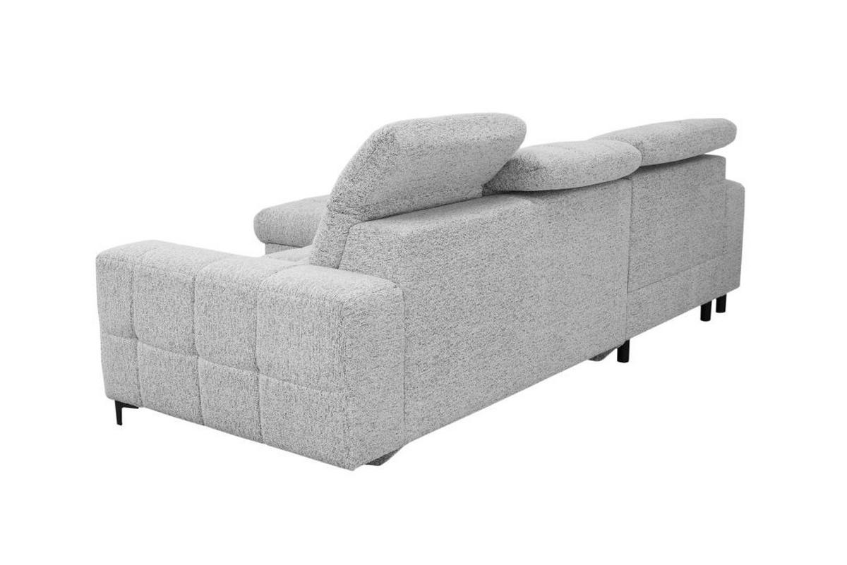 Sedačka SANTORINI, levá, šedá - Moderní (193/291cm) - Premium Living