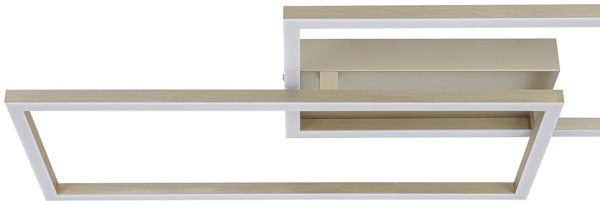 STROPNÉ LED SVIETIDLO CEM - šampanská, Modern, kov/plast (75/30/7cm) - Mömax