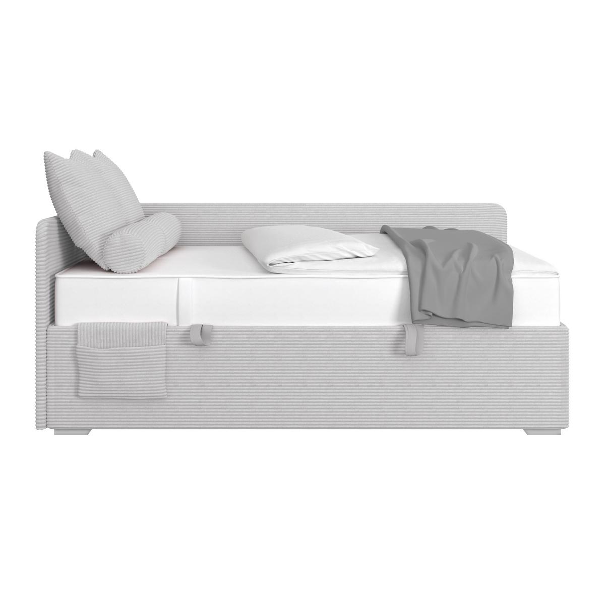 Polsterbett Remi - Chromfarben/Greige, MODERN, Holz/Textil (140/200cm)
