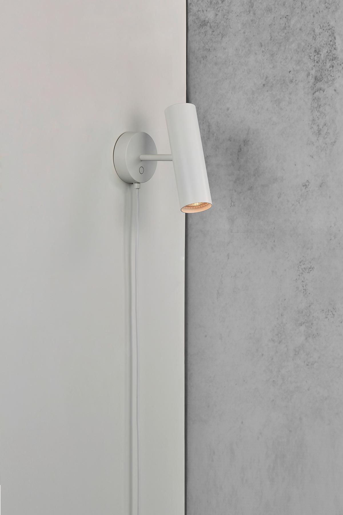 Wandleuchte Mib Weiß B: 6 cm - Weiß, Design, Metall (20/6/17,1cm) - Nordlux