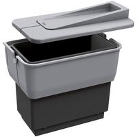 Abfallsammler Blanco Singolo Türmontage Bxhxt 36x22x36,5 Cm - Hellgrau/Schwarz, Basics, Kunststoff (36/22/36,5cm) - Blanco