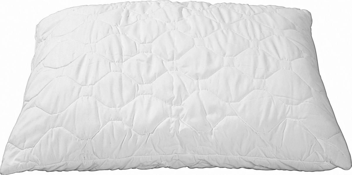 Polster Aloe Vera 70x90 Cm Mikrofaser Mit Aloe Vera - Weiß, KONVENTIONELL, Textil (70/90cm) - Ele