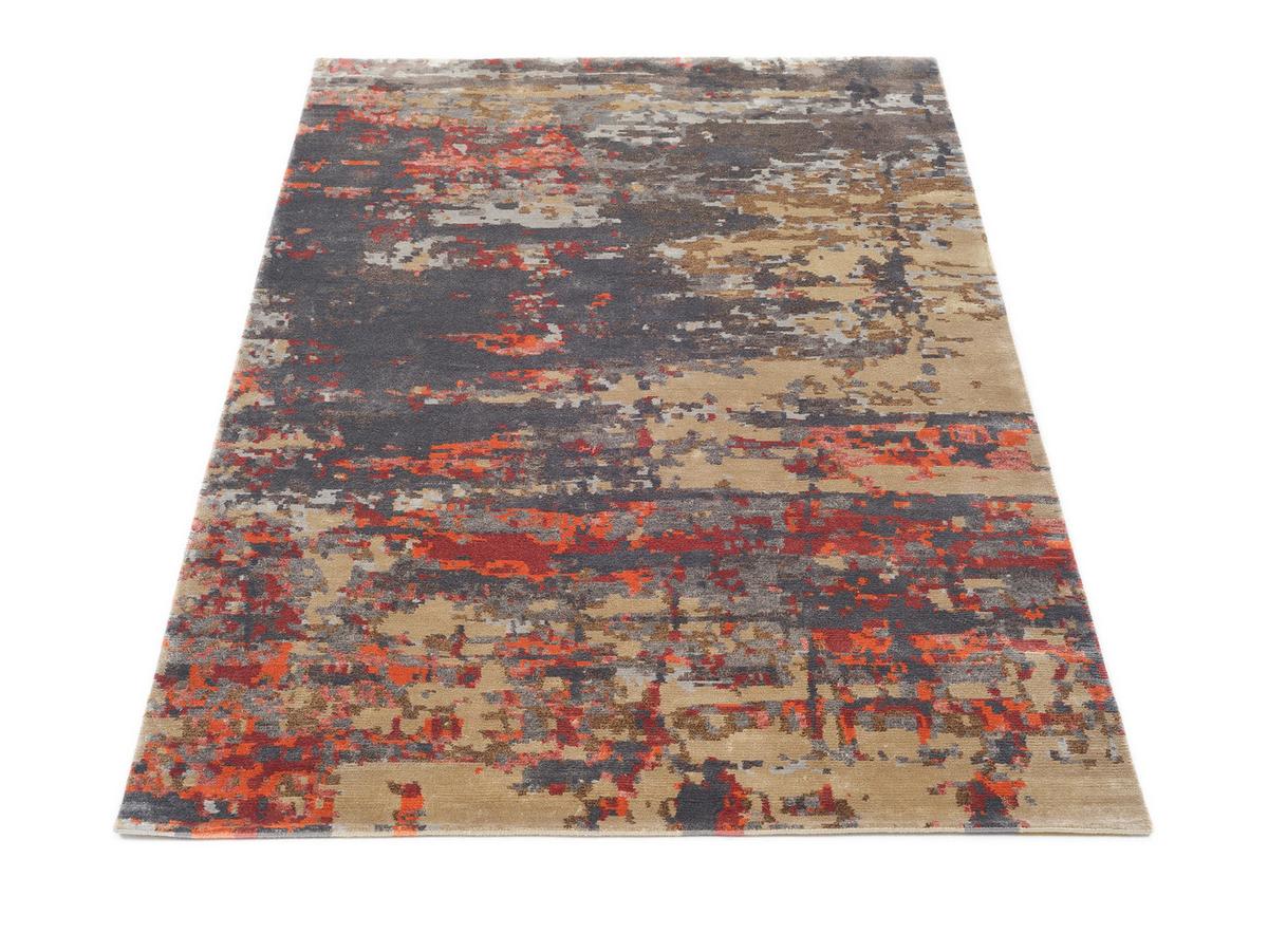 Orientteppich Angeles Pilano - Beige/Orange, Design, Textil (140/200cm) - Musterring