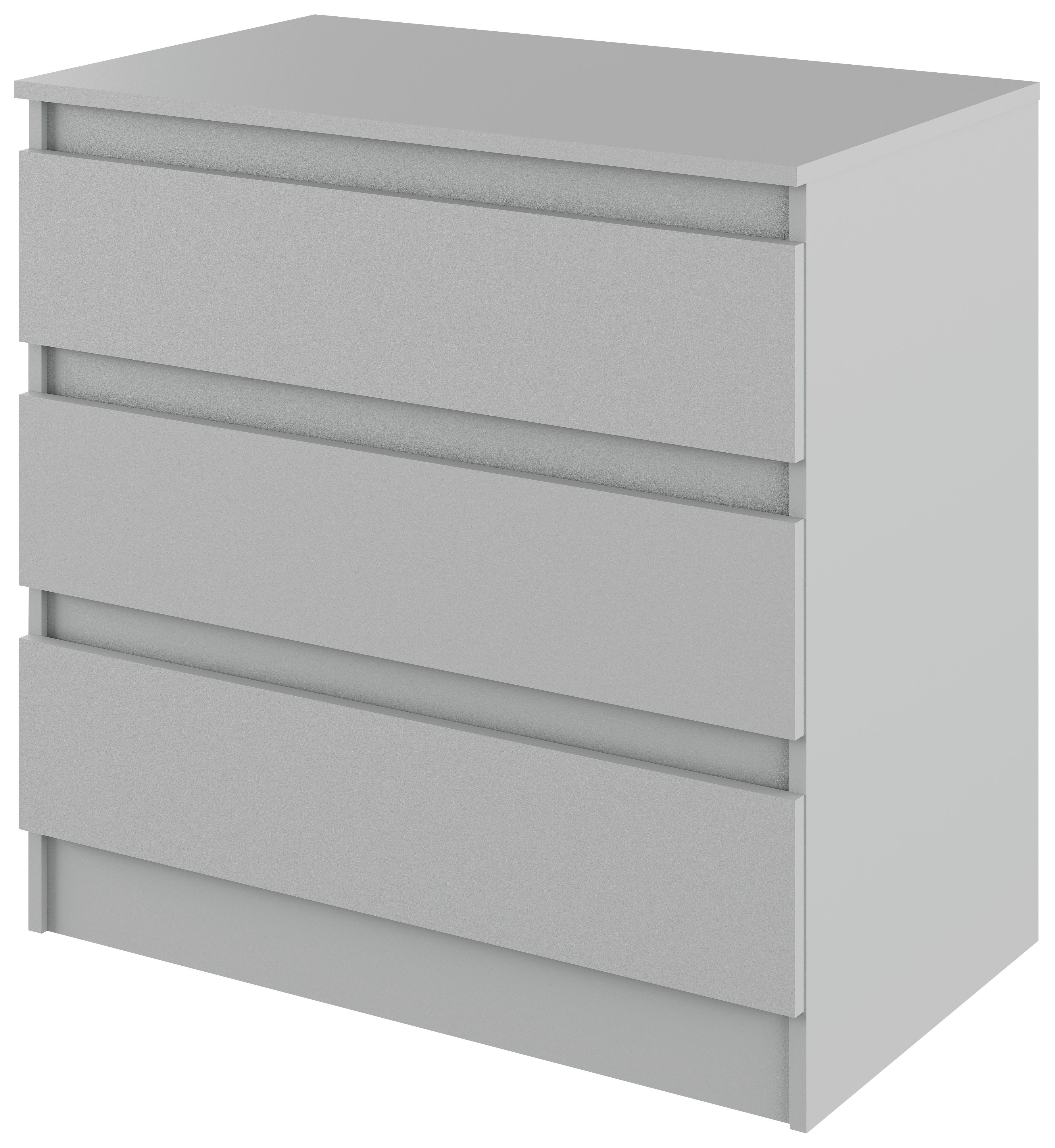 KOMODA ZORO SV. ŠĚDÁ - šedá, Moderní, kompozitní dřevo (80/78/48cm)