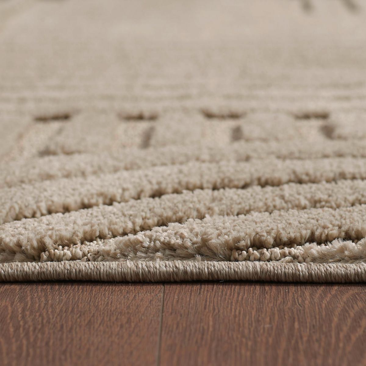 Hochflorteppich 80x150 cm Art 80 X 150 1121 Beige - Beige, Basics, Textil (80/150cm) - Novel