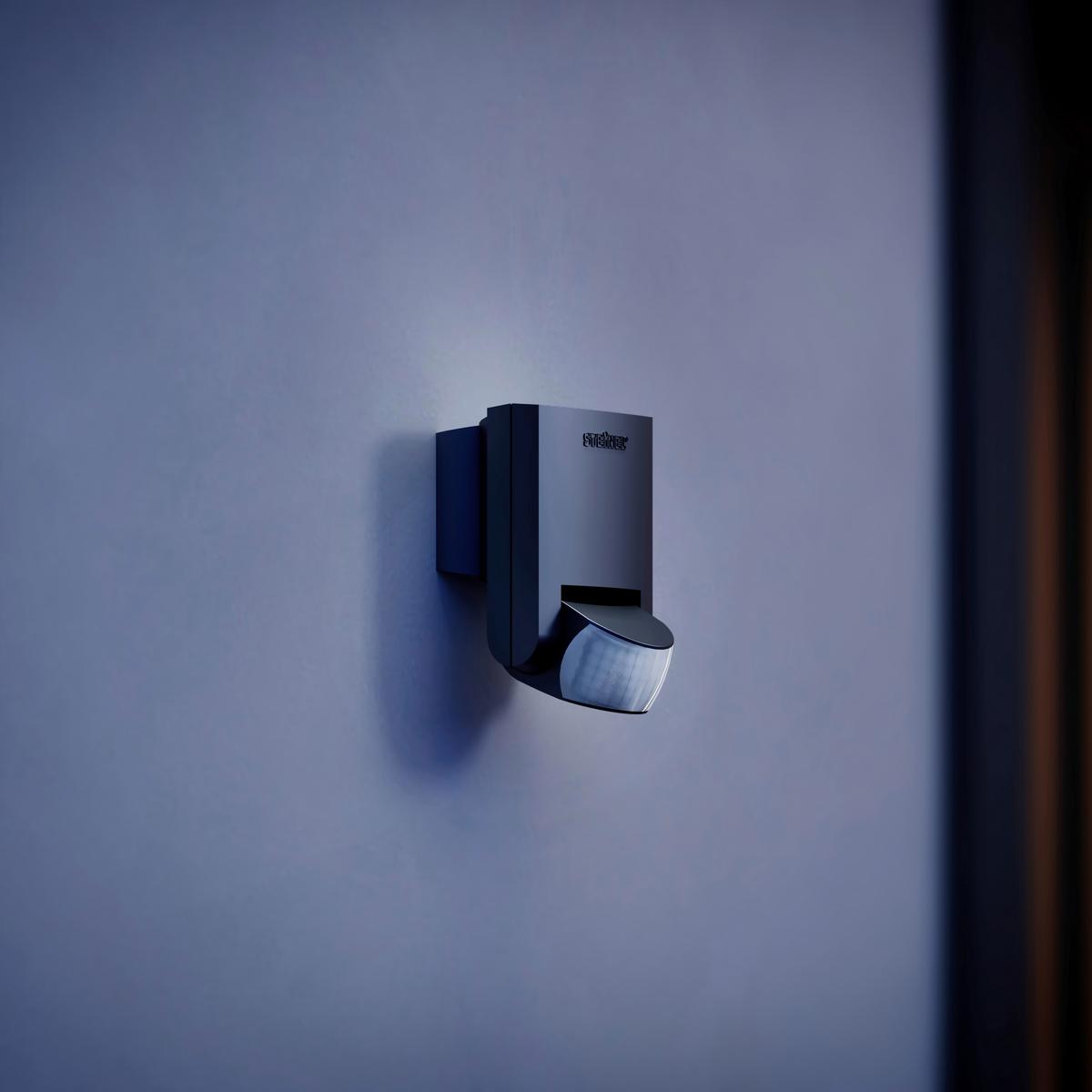 Bewegungsmelder Is 130-2 Schwarz - Schwarz, Design, Kunststoff (8,7/7,8/11cm) - Steinel