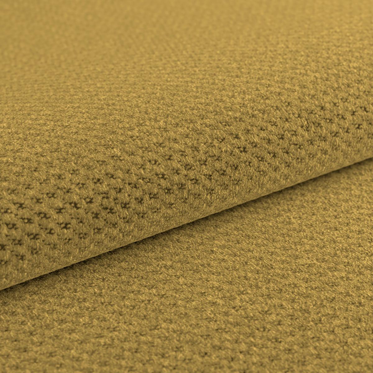 Bigsofa Bull Webstoff senfgelb, B: 248 cm - Senfgelb/Schwarz, Design, Textil (248/77-97/108cm) - Luca Bessoni