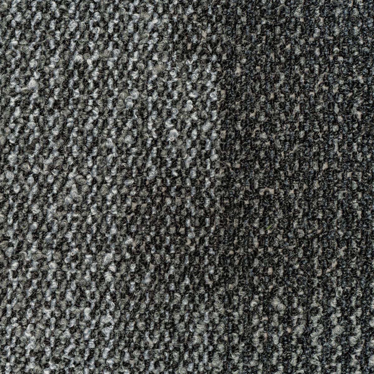 Teppichfliese Grau/Dunkelgrau Essential 50x50cm Florhöhe 3mm - Dunkelgrau/Grau, Basics, Textil (50/50cm)