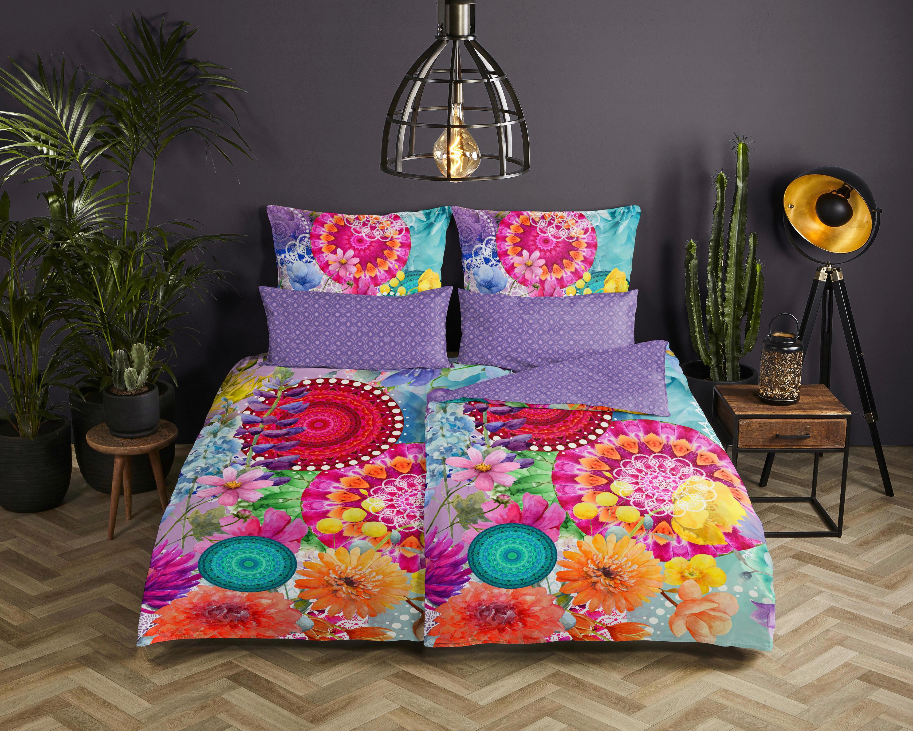 Wendebettwäsche Vitori Multicolor 155x220 cm - Multicolor, Design, Textil (155/220cm)