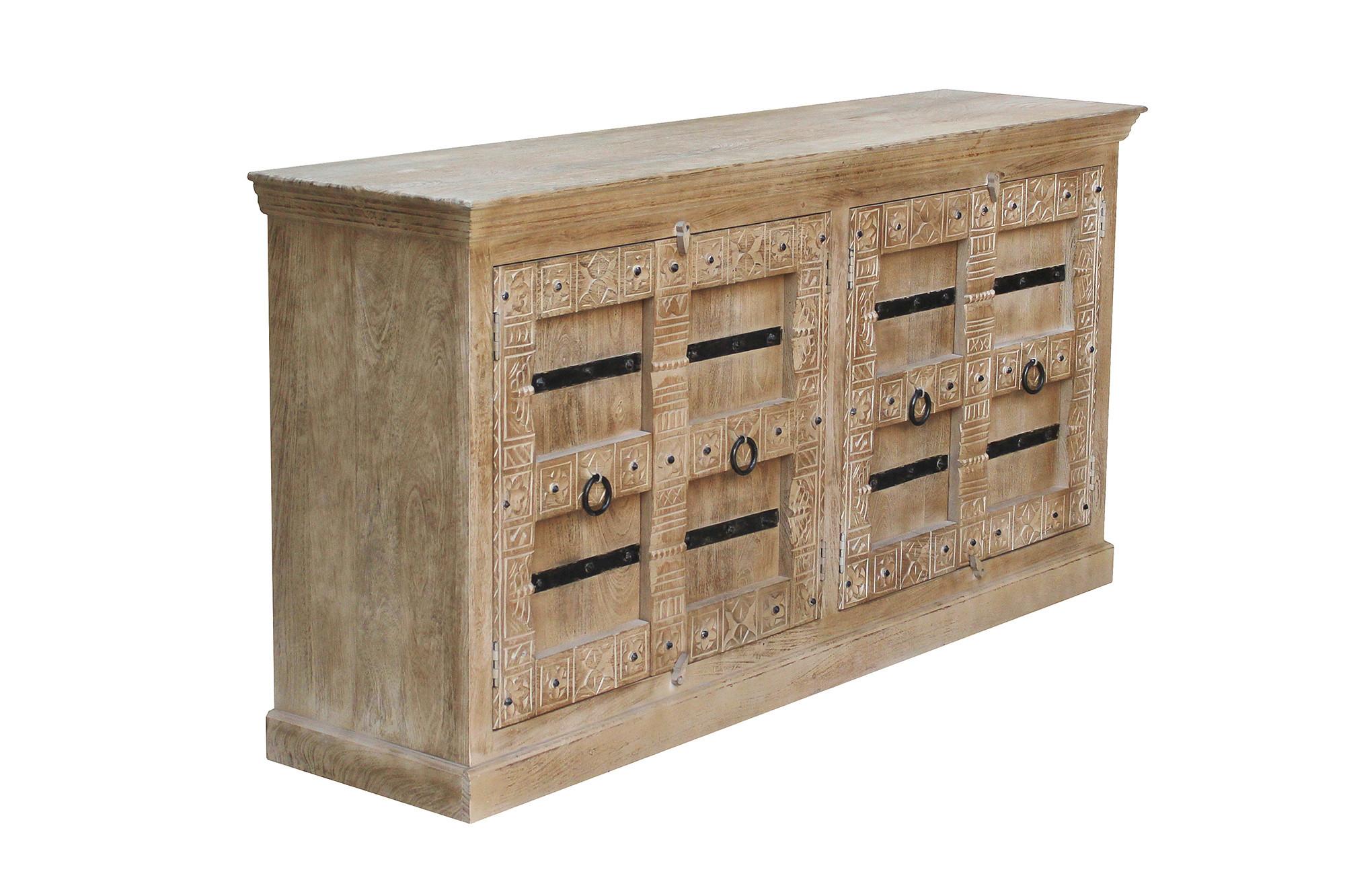 SIDEBOARD Naturfarben B: 180cm - Naturfarben, Design, Holz (180/90/45cm) - MID.YOU