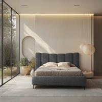 Polsterbett Nook 180x200 Cm Anthrazit - Anthrazit, MODERN, Holz/Holzwerkstoff (180/200cm) - MID.YOU