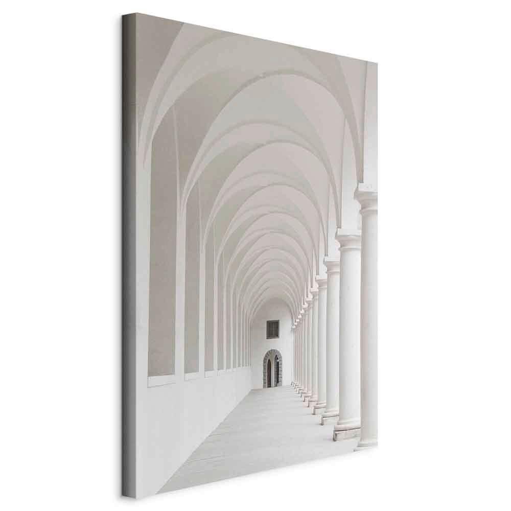 Leinwandbild Colonnade Grau Weiß B: 40 cm