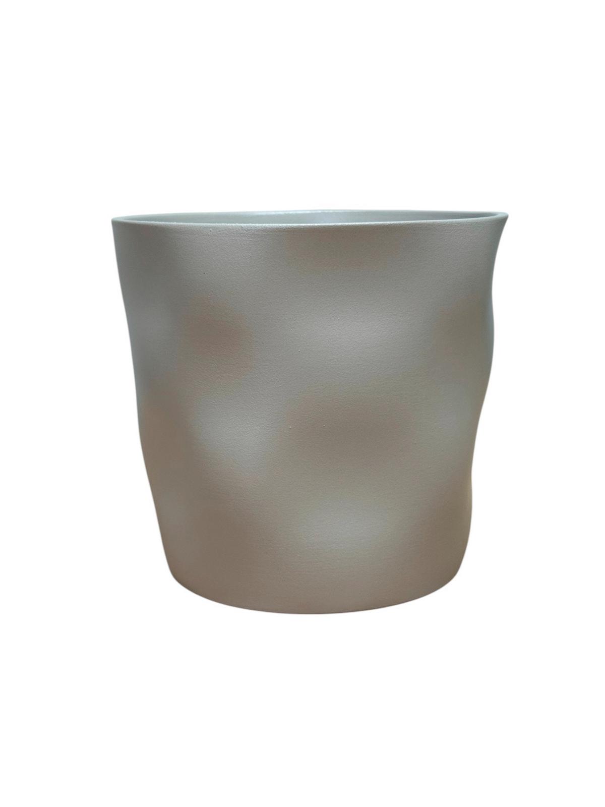 Obal na kvetináč CASHMERE -PAZ- - taupe, keramika (15,5/14,5cm) - Mömax