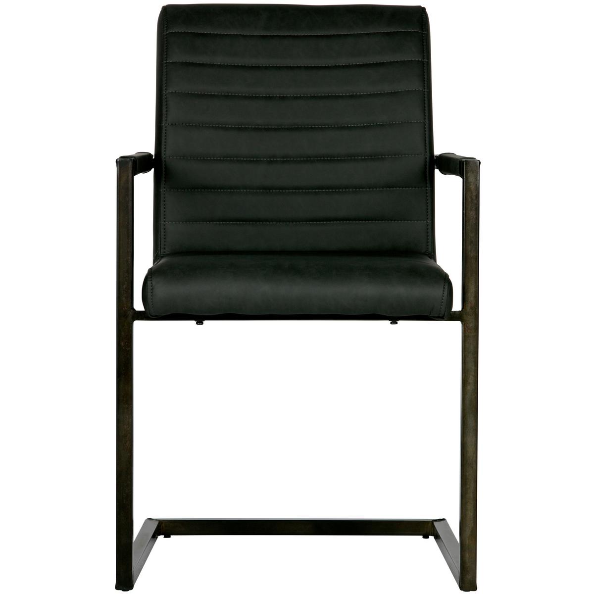 Armlehnstuhl-Set Bas Anthrazit B: 54cm - Anthrazit, MODERN, Textil/Metall (54/87/62cm) - Livetastic