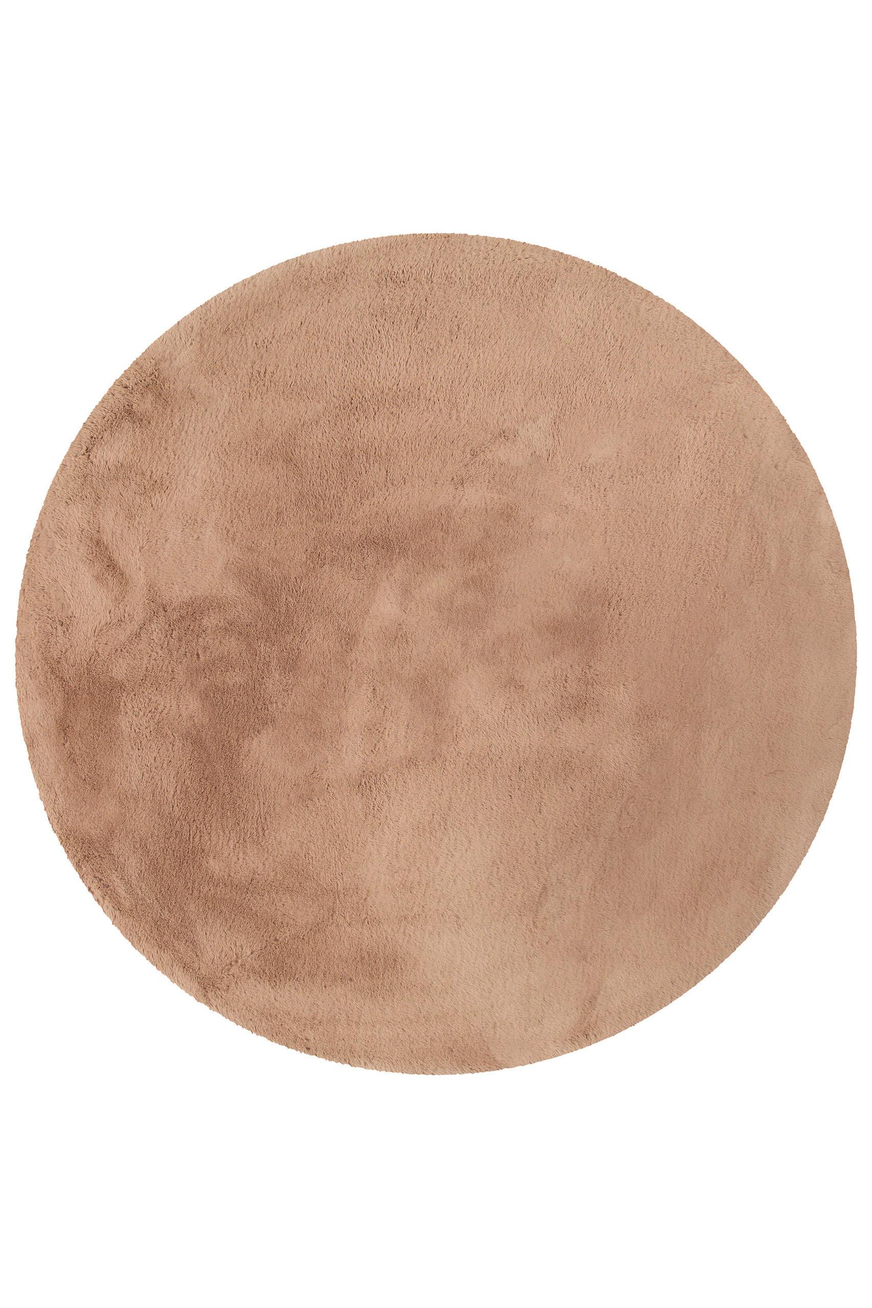 Hochflorteppich Alice Altrosa 100 cm - Altrosa, KONVENTIONELL, Textil (100/100cm) - Esprit