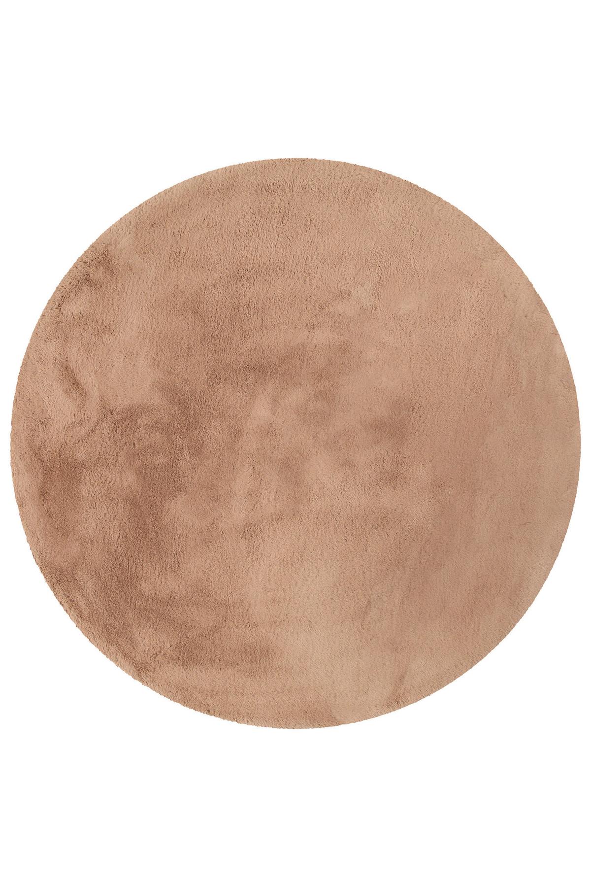 Hochflorteppich Alice Altrosa 100 Cm - Altrosa, KONVENTIONELL, Textil (100/100cm) - Esprit