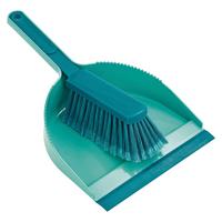 Kehrgarnitur Classic Handbesen + Schaufel - Türkis, Basics, Kunststoff (23,5/10,5/33,5cm) - Leifheit
