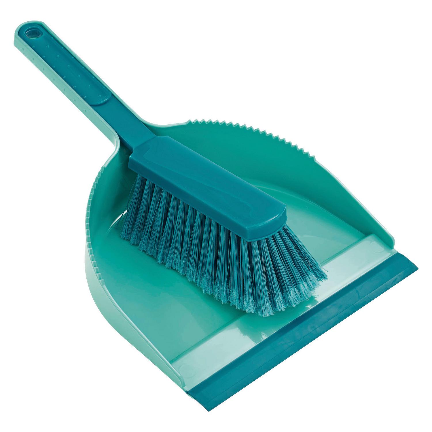 Leifheit Kehrgarnitur Classic Handbesen + Schaufel Türkis 23,5x10,5x33,5 cm