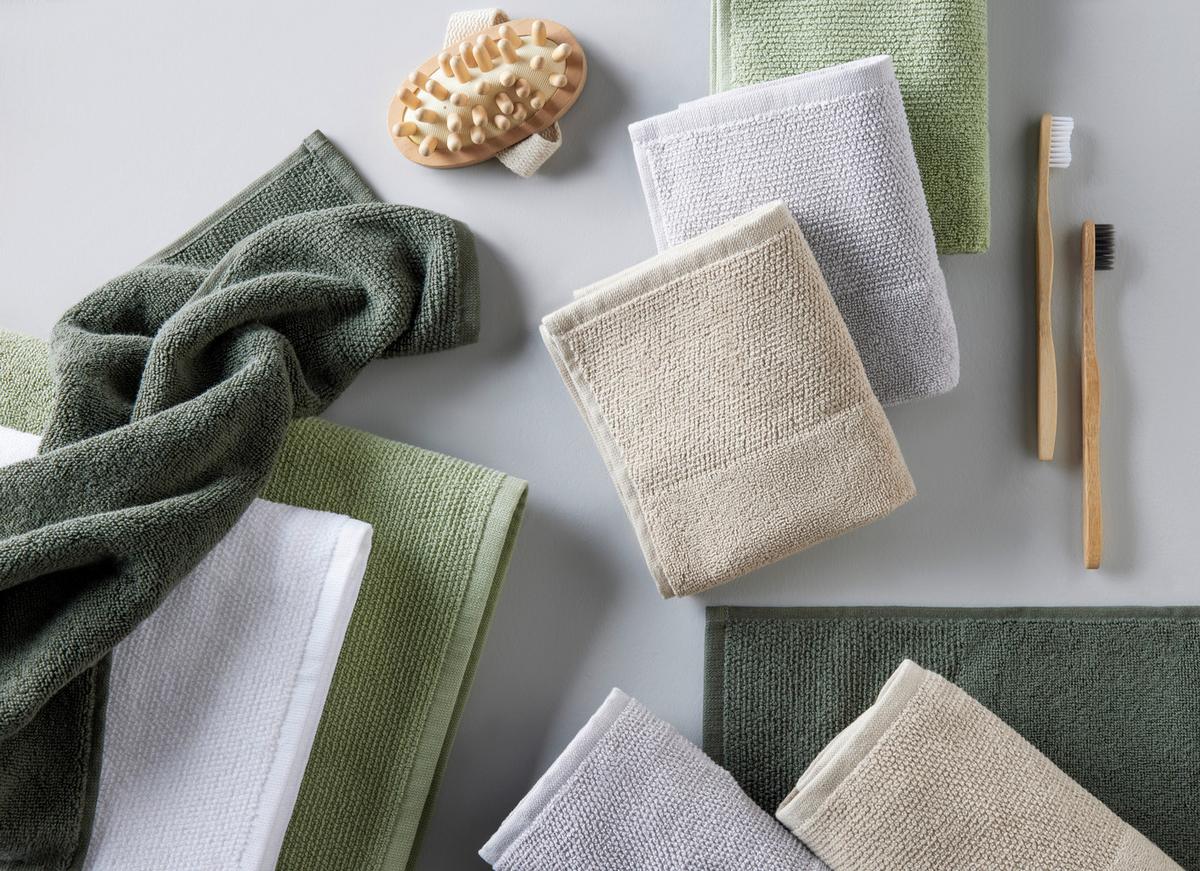 RUČNÍK PRO HOSTY Olivia, 30/50cm, bílá - bílá, Konvenční, textil (30/50cm) - Premium Living